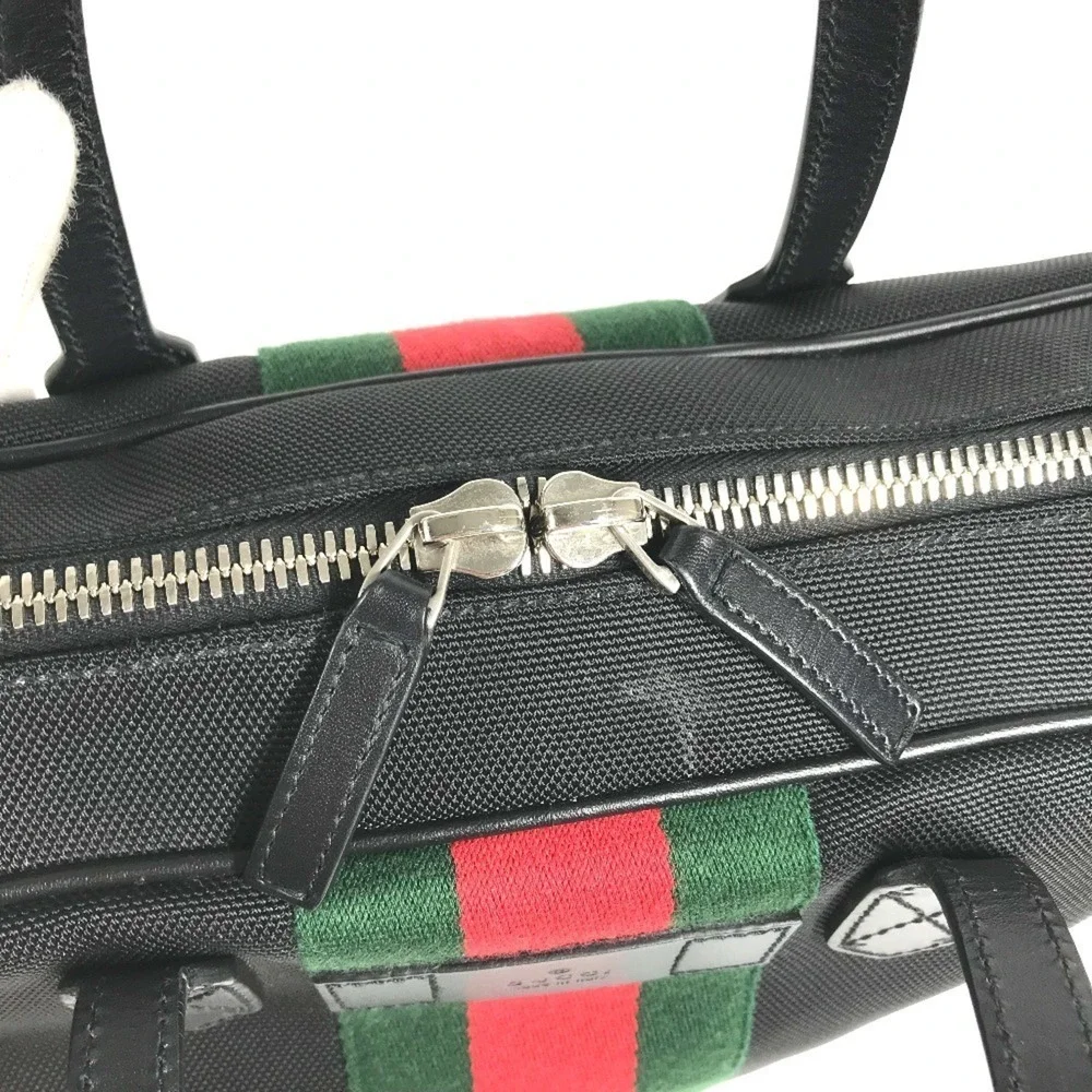 GUCCI Black Leather Shoulder Bag - Picture 8 of 14
